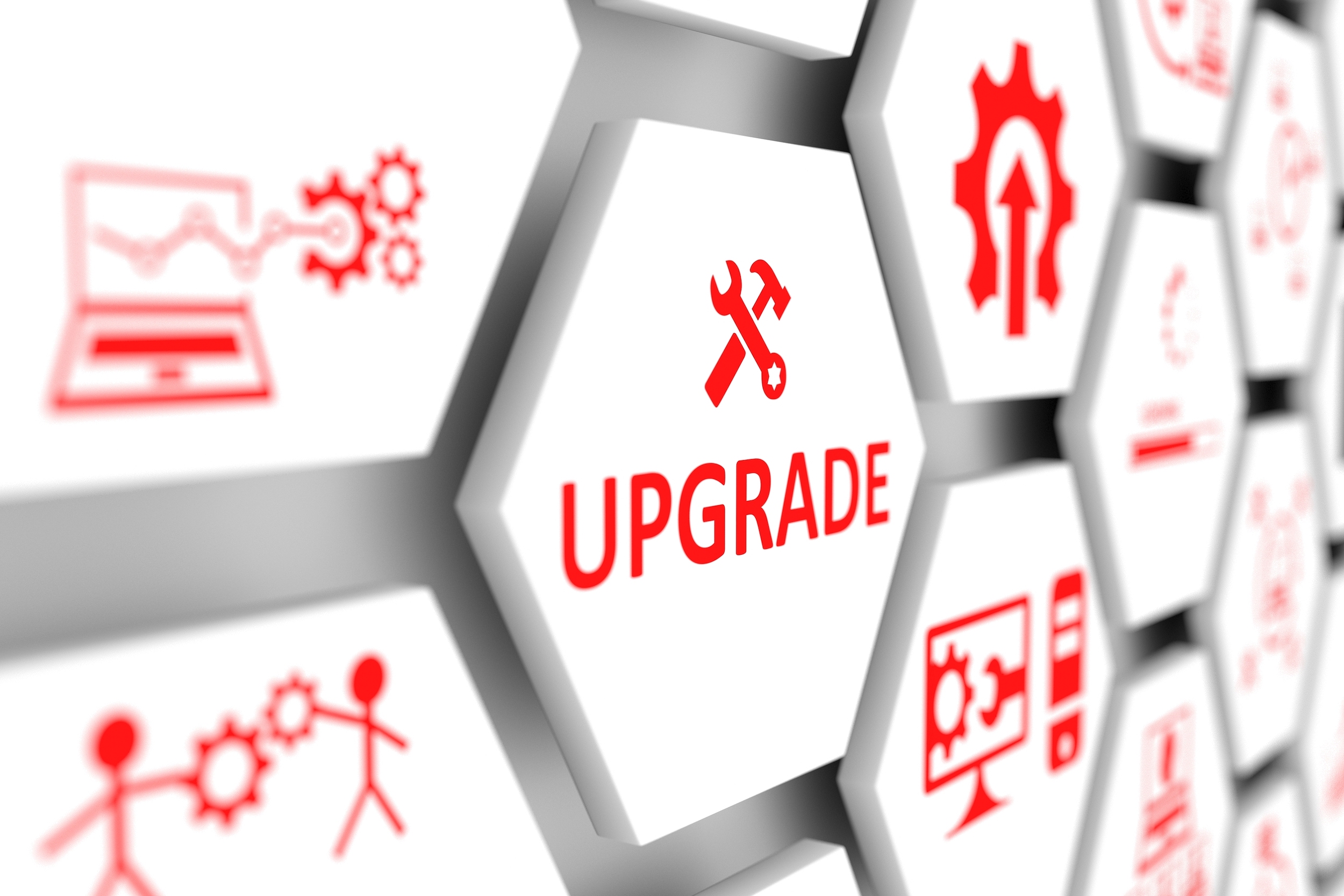 You should consider upgrading via. Апгрейд. Апгрейд иллюстрация. Upgrade illustration.